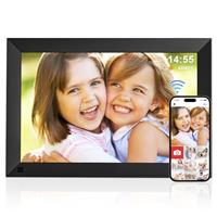 GGUA WiFi Digital Photo Frame 10.1 Inch - Built in 32GB Memory, 1280x800 IPS LCD Touchscreen, Auto-Rotate and Audio Function Digital Picture Frame, Quick and Easy Share Moments via the Frameo App