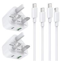 iPad Charger,New Apple iPad Fast Charging Lightning Lead and Plug USB C Fast Charge for iPad Pro 12.9 11 2nd 3rd 4th 5th 6th Generation/Air 2 3rd 4th 5th/Mini 2 3 4 5 6/iPad 4th 6th 7th 8th 9th