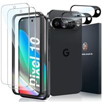 LK 2+2 Pack Screen Protector for Google Pixel 10, 2pcs Tempered Glass Screen Protector & 2pcs Camera Lens Protector for Pixel 10, HD Screen, Anti- Scratch, Easy Installation