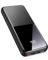 Power Bank 10000mAh, Battery Pack 22.5W Portable Charger Fast Charging 3A USB C Input & Output, PowerBank with LED Display, Mobile Phone Charger Type C for Samsung iPhone 16 15 14 13 Plus Pro Max etc