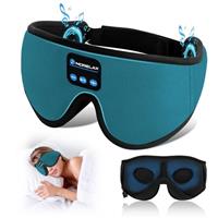 Morelax Bluetooth Sleep Mask Headphones for Insomnia, 100% Blackout Wireless 3D Eye Mask with Headphones