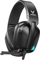 Vakedy Gaming Headset for PS4, PS5, Xbox Series X, PC, Switch, Gaming Headphones with Noise Canceling Microphone, Stereo Sound, Folding Design, 3.5mm Audio Jack (Black)