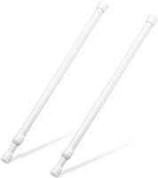Curtain Poles Telescopic Tension Curtain Rail No Drill Adjustable Tension Rod Shower Rail Curtain Pole for Kitchen Cupboard Bathroom Window