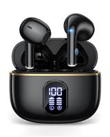 Wireless Earbuds , Bluetooth 5.49 in Ear Headphones With HiFi Stereo Deep Bass, 48H Playtime HiFi Stereo Bluetooth Earphones With LED Display,Wireless Headphones for iPhone/Android/IOS/IPX7 Waterproof