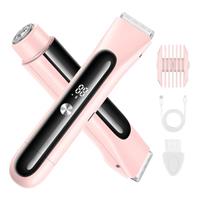 Lady Shavers for Women, 2-in-1 Bikini Trimmer with LED Digital Screen, 2025 New Women Razors for Wet & Dry, IPX7 Waterproof & Rechargeable Electric Razor for Bikini, Shaver for Hair Removal with USB-C
