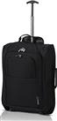 5 Cities 21/55cm Carry On Lightweight Travel Cabin Approved Trolley Bag with Wheels Suit Case Hand Luggage with 2 Year Warranty