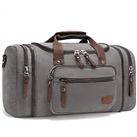 Canvas Duffle Bags, Fresion New Two Side Pockets for Extensions for Unisex Weekend Daypack Large Hol