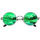 CGID Retro Round Sunglasses Vintage Style Lennon Inspired Metal Circle Polarised Sunglasses for Wome