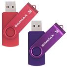 SIMMAX USB Flash Drives 5 Pack 16GB Memory Stick Swivel Design USB 2.0 Flash Drive Thumb Drive Zip Drives