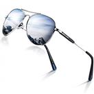 DADA-PRO Mens Sunglasses Pilot Polarized Women Sun glasses Designer Mirrored Retro Pilot Shades for Cycling Driving Golf, UV 400 protection