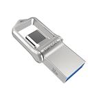TOPESEL 64GB Mini USB 3.0 Type C Dual USB Memory Stick, OTG High Speed Waterproof Flash Drive Thumb Drive, Pen Drives for Type-C SmartPhone, Tablet, Pixel, PC - Silver