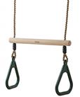 Jaques of London Trapeze Bar | Outdoor Toys for Children | Trapeze Bar with Rings | Perfect Climbing Frame Attachment