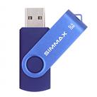 SIMMAX Memory Stick 64GB 3 Pack 64GB USB 2.0 Flash Drives Thumb Drive Pen Drive (64GB Pink Blue Green)