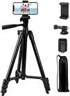 Phone Tripod,LINKCOOL 42 Aluminum Lightweight Portable Camera Tripod for Iphone/Samsung/Smartphone/Action Camera/DSLR Camera with Phone Holder & Wireless Bluetooth Control Remote
