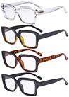 Eyekepper 4 Pack Stylish Reading Glasses Women - Oversized S