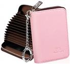 FurArt Credit Card Wallet, Zipper Card Cases Holder for Men Women, RFID Blocking, Keychain Wallet, Compact Size