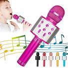 KIDWILL Wireless Bluetooth Karaoke Microphone for Kids, 5-in-1 Portable Handheld Karaoke Mic Speaker Player Recorder with Adjustable Remix FM Radio for Kids Adults Birthday Party KTV Christmas