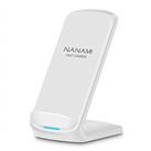 NANAMI Wireless Charger, 10W Fast Wireless Charging Stand Compatible with Samsung Galaxy S21/S20/S10/S10+/S9+/S9/S8/S7 Note 20/10/9/8, 7.5W for iPhone 12/11/SE 2020/X/XS/XR/8/8P and Qi-Enabled Phone