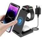 GEEKERA Wireless Charger, 3 in 1 Charging Station for iPhone, Charger Stand for Apple Watch, Docking Station for AirPods