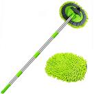 WillingHeart 63" 160 cm Car Wash Mop Brush Tool Mitt with Long Handle Length More Suitable for 