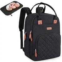 NUBILY Baby Changing Backpack Rucksack Changing Bag with Insulated Pockets Water Resistant Large Nappy Bag Diaper Back Pack for Dad and Mom
