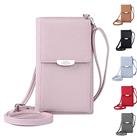 LZSXDWXY Womens Crossbody Phone Bag Leather Coin Cell Phone Wallet Mini Mobile Purse Shoulder with Strap and Card Slots