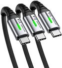 INIU USB C Charger Cable, [3 Pack 0.5+2+2m] USB A to USB C Cable 3.1A Fast Charging, Braided Phone Charger Type C Cable for Samsung Galaxy S23 S22 Switch PS5 Huawei Google Pixel 7 Pro etc.