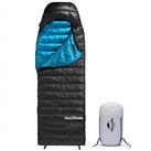 Naturehike 550FP Goose Down Sleeping Bag,Ultralight 2lbs Compact Lightweight Easy Carry It,3 Seasons,Large Space to Move Without Feeling Caged,With Compression Bag