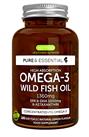 Omega-3 Wild Fish Oil & Astaxanthin, The Most Advanced High Absorption rTG Omega-3, EPA & DHA 1000mg, Ultra Pure; Free from Environmental Toxins, Lemon Flavour, 180 Softgels, by Igennus