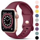 CeMiKa Compatible with Apple Watch Strap 38mm 40mm 41mm 42mm 44mm 45mm 49mm, Soft Silicone Sport Band Replacement Straps Compatible with iWatch SE Series 9 8 7 6 5 4 3 2 1 for Women Men
