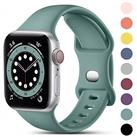CeMiKa Compatible with Apple Watch Strap 38mm 40mm 41mm 42mm 44mm 45mm 49mm, Soft Silicone Sport Band Replacement Straps Compatible with iWatch SE Series 9 8 7 6 5 4 3 2 1 for Women Men