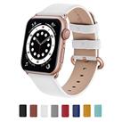 Fullmosa Leather Strap Compatible with Apple Watch Strap 44/42/45/49mm 38/40/41mm, Genuine Leather Strap Compatible with iWatch Series Ultra 9 8 7 6 SE 5 4 3 2 1 Sports & Edition, Men and Women