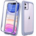 Diaclara Compatible with iPhone 11 Case, Full Body Rugged Case with Built-in Touch Sensitive Anti-Scratch Screen Protector