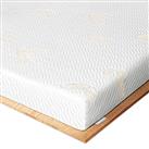 Newentor Dual-Layer Memory Foam Mattress Topper - Mattress Topper for Sofa Bed, Caravan, Hard Mattress, Old Mattress - Generous Thickness Mattress Topper with Back Support