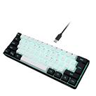 Snpurdiri 60% Wired Gaming Keyboard, RGB Backlit Mini Keyboard, Waterproof, Small, Ultra-Compact, 61