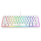60% Gaming Keyboard and Mouse Set, 61 Keys Multi Color RGB Illuminated LED Backlit Wired Gaming Keyb