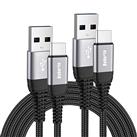 Bobeite USB C Cable Fast Charge,USB Type C Charger Cable Charging Lead For Samsung A52 A72 A32 A42 A51 A71,S21 S21+ S20 Plus Ultra 5G,Galaxy Note 10 9 8,Tab A7 10.4,Tab A 10.1 2019