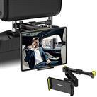 Yifacoom Car Tablet Holder, Stretchable iPad Car holder Back Seat for Kids, Car Headrest Tablet Moun