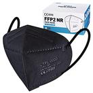 20pcs FFP2 Face Mask Black CE Certified KN95 Mask Filtration Rate 95% 5-Layer Protective FFP2 Masks 