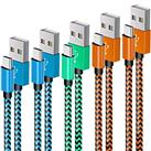AWINBOW USB C Cable, (5 Pack/2M) USB Type C Fast Charging Cable - Nylon Braided USB C Sync Cable for Galaxy S10/S9/S8+/S8, MacBook, Sony XZ, HTC 10, OnePlus 5T, Huawei P9 etc. Smartphone