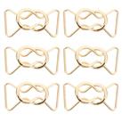 BESPORTBLE 6 Pairs Overall Buckles Dress Belt DIY Clasp Coat