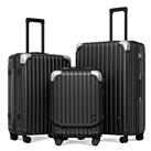 LEVEL8 Lightweight Carry-on Suitcase 20-Inch,Expandable 4 Wheel Hand Luggage, ABS+Poly-Carbonate Hardshell Spinner Trolley for Luggage with Double TSA-Approved Locks