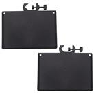 Milisten 2pcs Mic Stand Clip-on Accessory Tray Microphone St