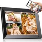 Zcyge Smart Cloud Digital Photo Frame Wifi 10.1 Inch Recording Picture Frames Built in 32GB Electronic photo frame with Video Clips and Photos Instantly Share via Email or App,Auto-Rotate