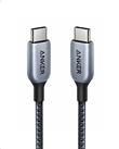 Anker 765 USB C to USB C Cable (240W 6ft Nylon), USB 2.0 Fast Charging USB C Cable for MacBook Pro 2021, iPad Pro, iPad Air 4th, Samsung Galaxy S21, Pixel, and More