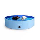Furdreams Foldable Pet Swimming Pool, Hard Plastic Dog Bathtub, Protable Multi-functional Outdoor PVC Non-Slip Kiddie Pool, Enjoy Summer Shine in Your Garden, For Children, Cats, Puppies