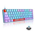 60% Mechanical Gaming Keyboard Type C Wired 68-Key LED Backl