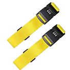 2Pcs Luggage Straps, Packing Belt Suitcase Straps on Your Flight Trip with Coded Lock 1.97 in*78.74 in
