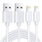 iPhone Charger Cable 3M 2Pack Apple MFi Certified Lightning to USB Cable Lead 6 Foot, 2.4A Fast Charging Cable for iPhone 12 11 Pro Max XS XR X 8 7 6 Plus 5, iPad and iPod