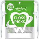 200pcs Floss Sticks Dental, Triple Clean Advanced Clean Dental Floss Stick, Easy and Simple to Use Tooth Floss Picks, Smoothly Work on Tight Teeth Floss Sticks, Keeps Your Mouth Fresh and Clean